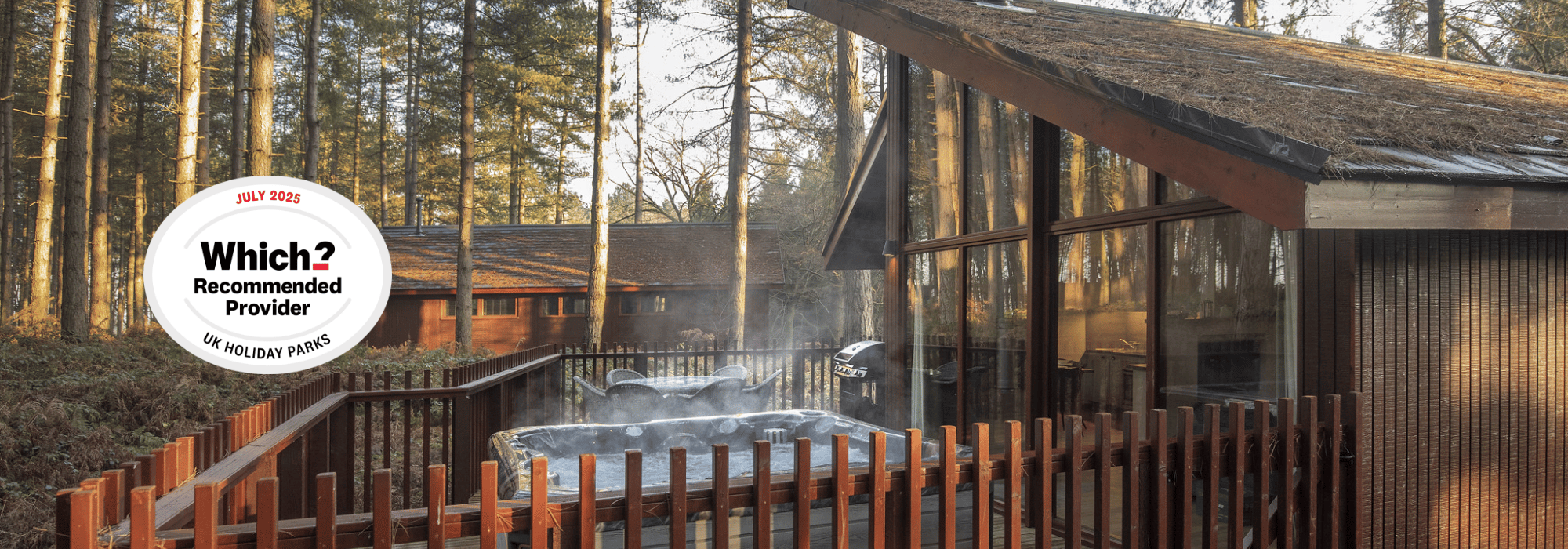 Hot tubs in every cabin