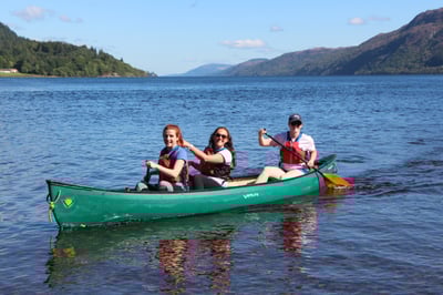 Canoeing on Loch Lomond