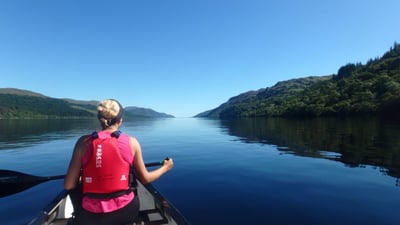 Canoeing on Loch Lomond