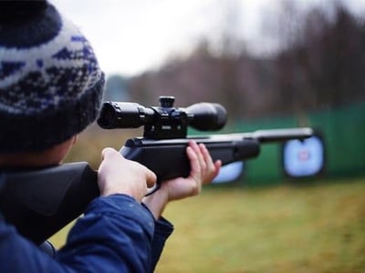 Air rifle shooting