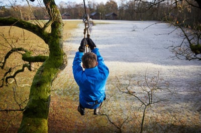 Zipwire at Forest Holidays