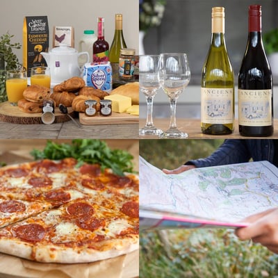 Items included in the Essentials Bundle at Forest Holidays