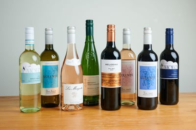 Selection of wines 