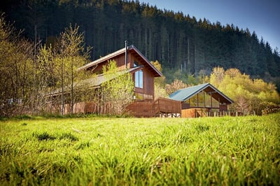 Forest Holidays cabin at Strathyre in Scotland 