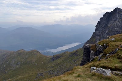 Cobbler mountain in the arrochar alps in Scotland