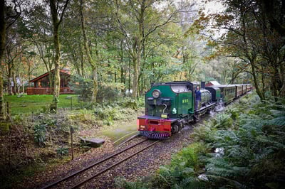 The Welsh Highland Railway at Beddgelert, Snowdonia