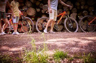 Bike hire at Forest Holidays