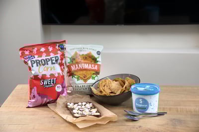 Movie night treats pack at Forest Holidays