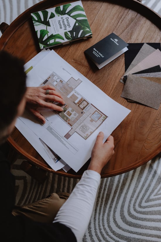 Oliver Heath design plans for Unfurl cabins at Forest Holidays