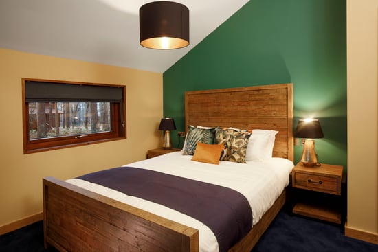 Golden Oak Hideaway master bedroom