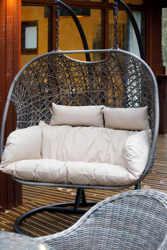 Golden Oak Hideaway swinging chair