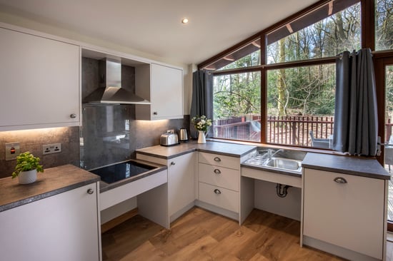 Wheelchair-Adapted Silver Birch kitchen