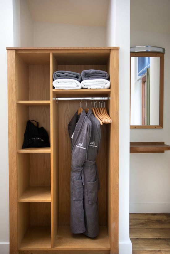 Golden Oak wardrobe at Blackwood Forest