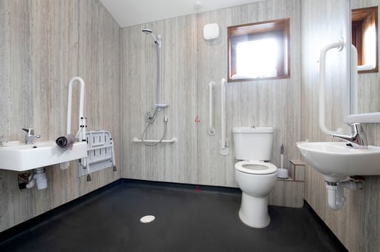 Wheelchair-Adapted Silver Birch wet room