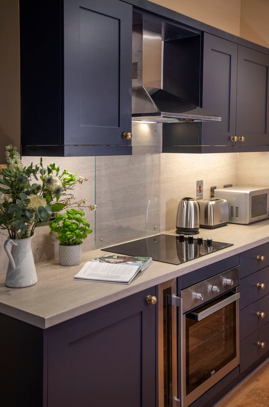 Golden Oak Hideaway kitchen area