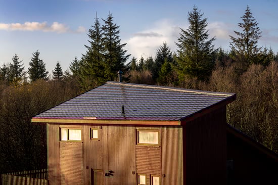 Log cabin at Garwnant, Brecon Beacons
