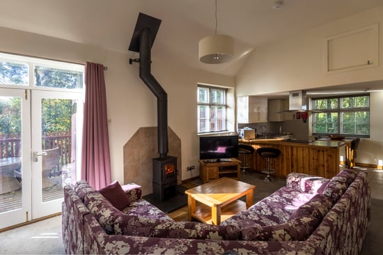 Golden Oak Cottage lounge at Keldy, Yorkshire