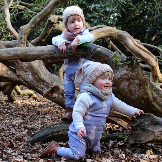 Twins playing in the forest by @wilfandwildings @wild.child.and.me