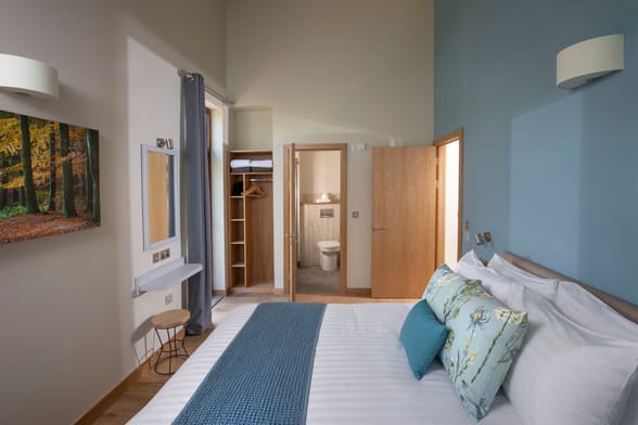 Wheelchair-adapted Silver Birch master bedroom