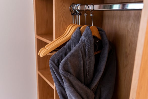 Hot tub robes at Forest Holidays