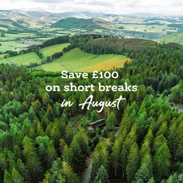 £100 off short breaks in August