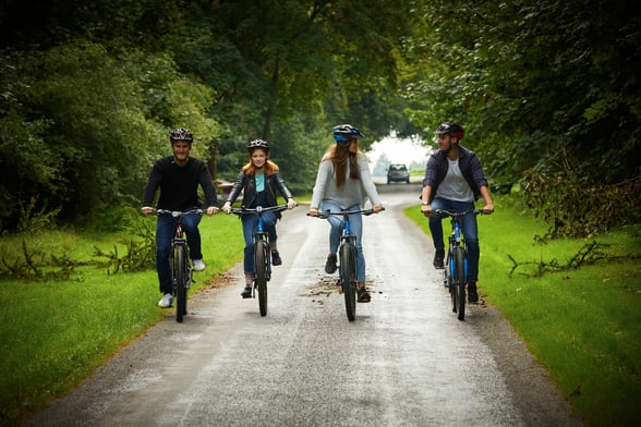 Adult bike hire at Forest Holidays