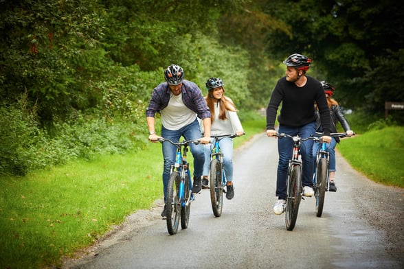 Adult bike hire at Forest Holidays