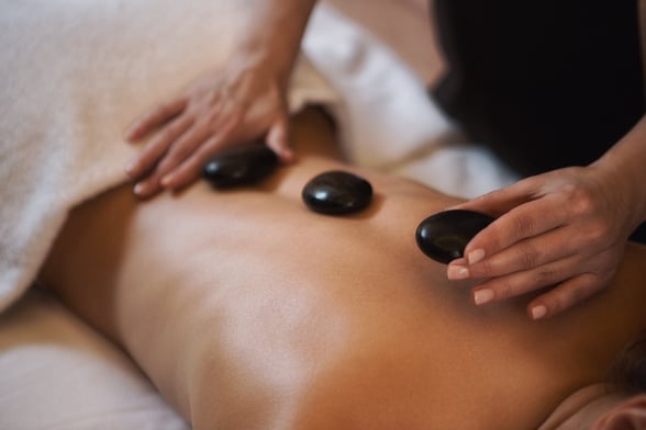 Hot stone massage