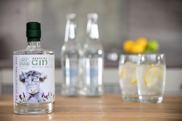 Drovers gin at Forest Holidays