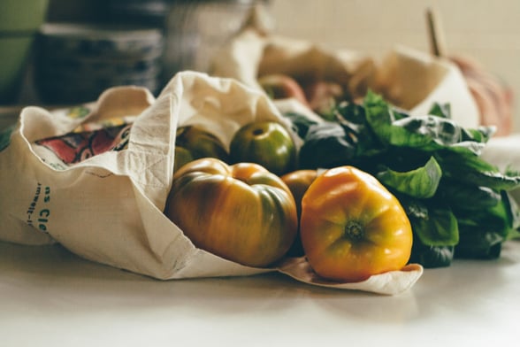 Vegetables in a bag