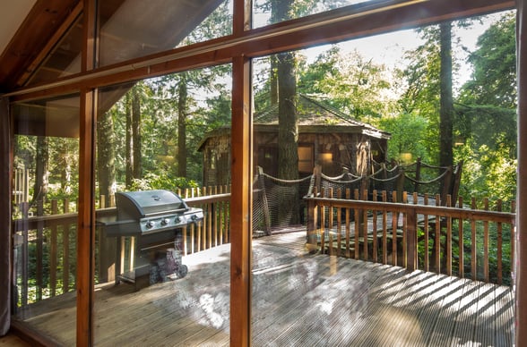 A range of hot tub cabins