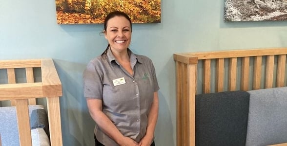 Forest Retreat Manager Kate at Delamere Forest, Cheshire