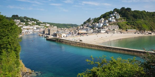 The Cornish town of Looe
