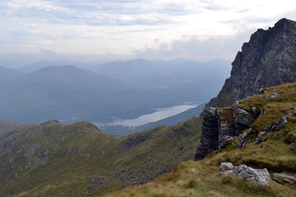 Cobbler mountain in the arrochar alps in Scotland