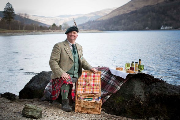 Picnic Butler experience at Strathyre, Scotland, Forest Holidays
