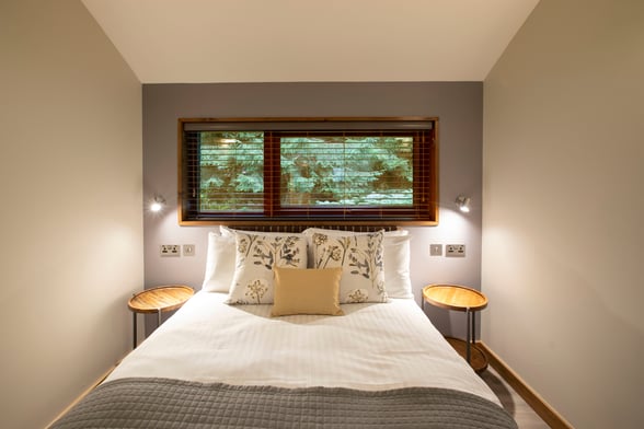 White Willow Premium bedroom at Delamere Forest, Cheshire