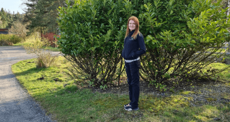 Forest Retreat manager Hannah at Cropton, Forest Holidays