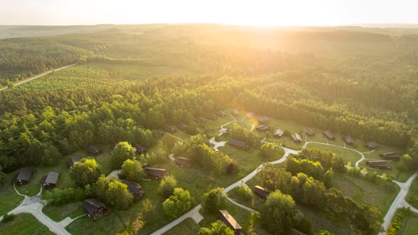 Log cabins at Cropton, Forest Holidays