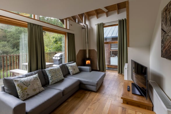 Golden Oak living room