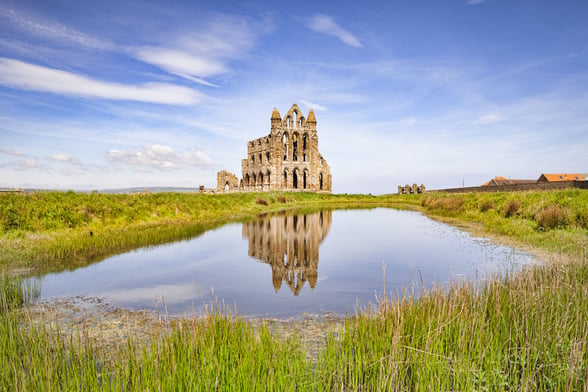 Whitby Abbey in North Yorkshire