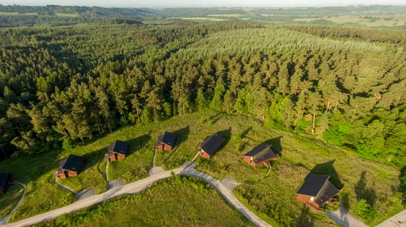 Forest Holidays cabins in Cropton, Yorkshire