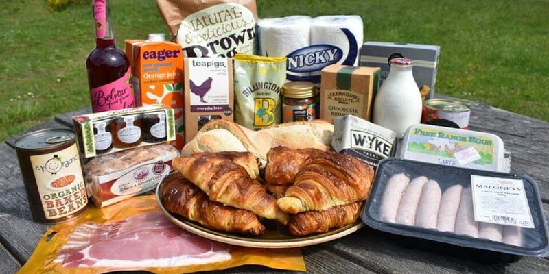 Local suppliers food and beverages at Forest Holidays