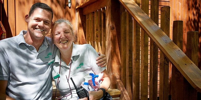 Team members at Forest Holidays Beddgelert, Snowdonia 