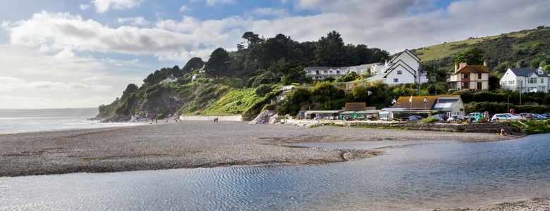 Landscape of Milford-on-Sea in Hampshire