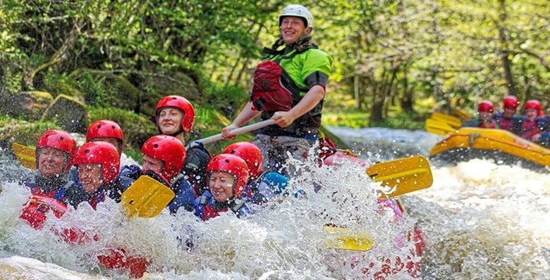 Whitewater rafting