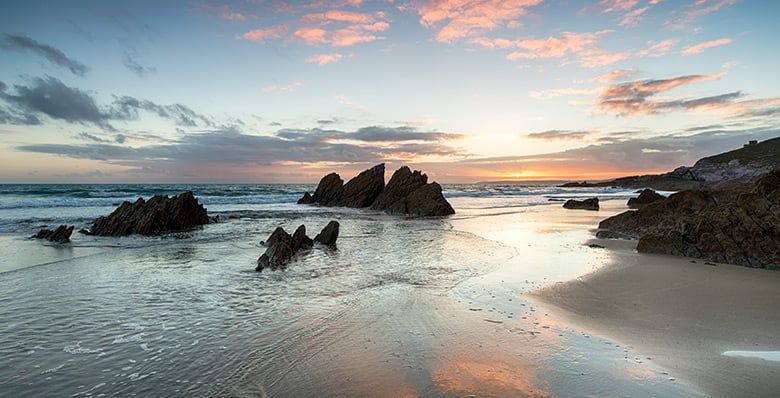Whitsand Bay in Cornwall
