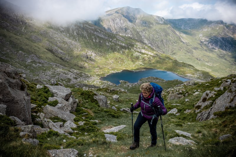 Couple walking outdoors