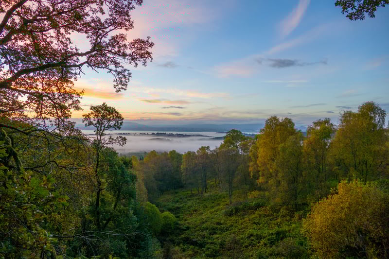 View of Duke's Pass in the Trossachs