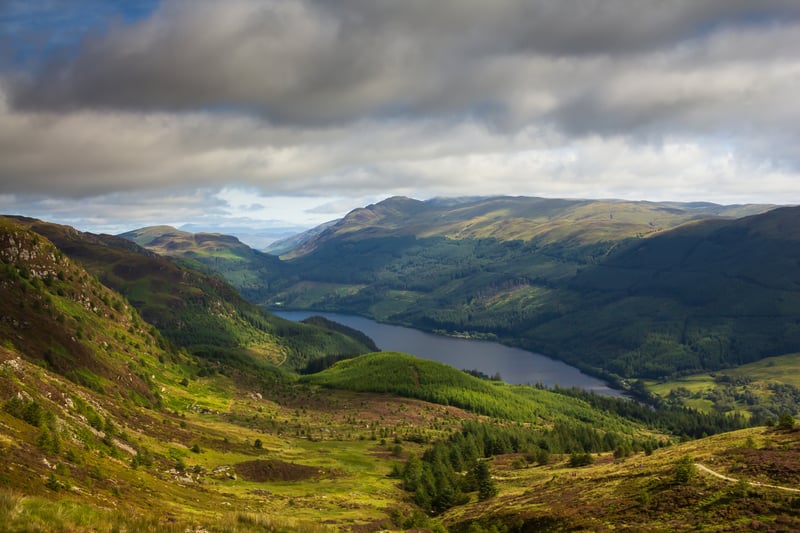 Scenic view of Ben Ledi in Scotland