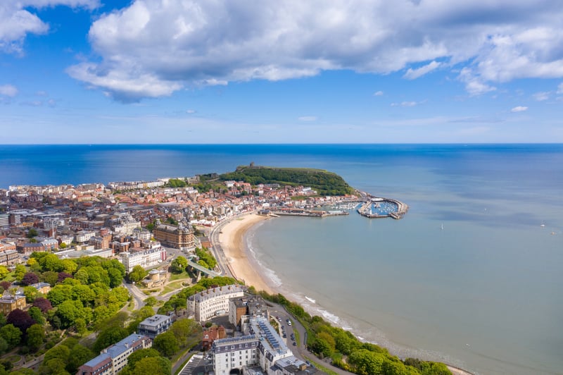 3.	Escape to the British seaside town of Scarborough